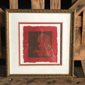 Yu Yuen Hong Kong Signed Etching Artist Art Print Bride Signed and numbered